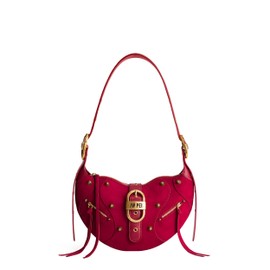 JW PEI Women's Tessa Shoulder Bag - Suede Deep Magenta