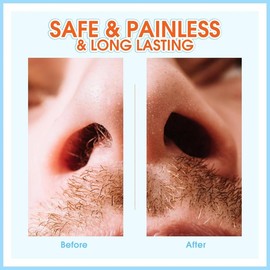 liddy Dance Unisex nasal wax set, 6-piece mini travel set nasal wax jar Hair Removal depilatory Body Care Gentle Comfort Cosmetic waxing kit for Sensitive Skin