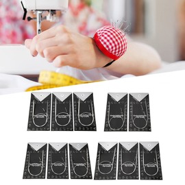 11pcs 436580cm Multi Size Circular Sweater Needle Stainless Steel Circular Knitting Needles Set (43cm)