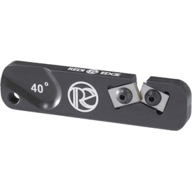 Redi Edge Tactical Knife Sharpener –Military-Grade Compact Sharpener with Duromite Elements set at 40° Angle – Lightweight, Durable, Rust-Resistant Knife Sharpener for Kitchen & Outdoor Use