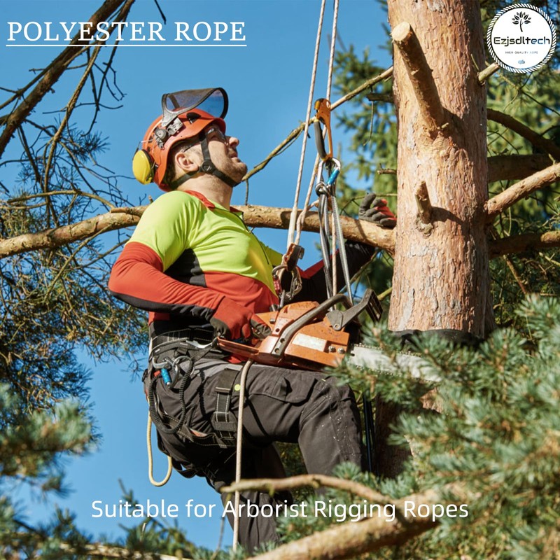 Arborist Rigging Rope Bull Rope (1/2 in x 150ft) Polyester