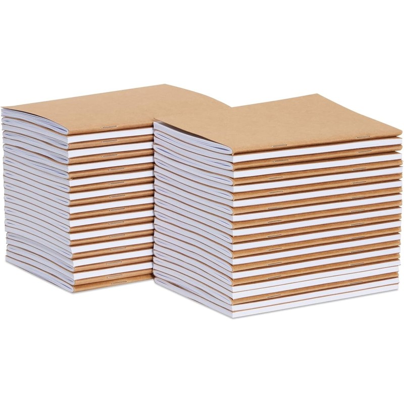 Paper Junkie 48-Pack Small Blank Notebooks Bulk - 4.25 x