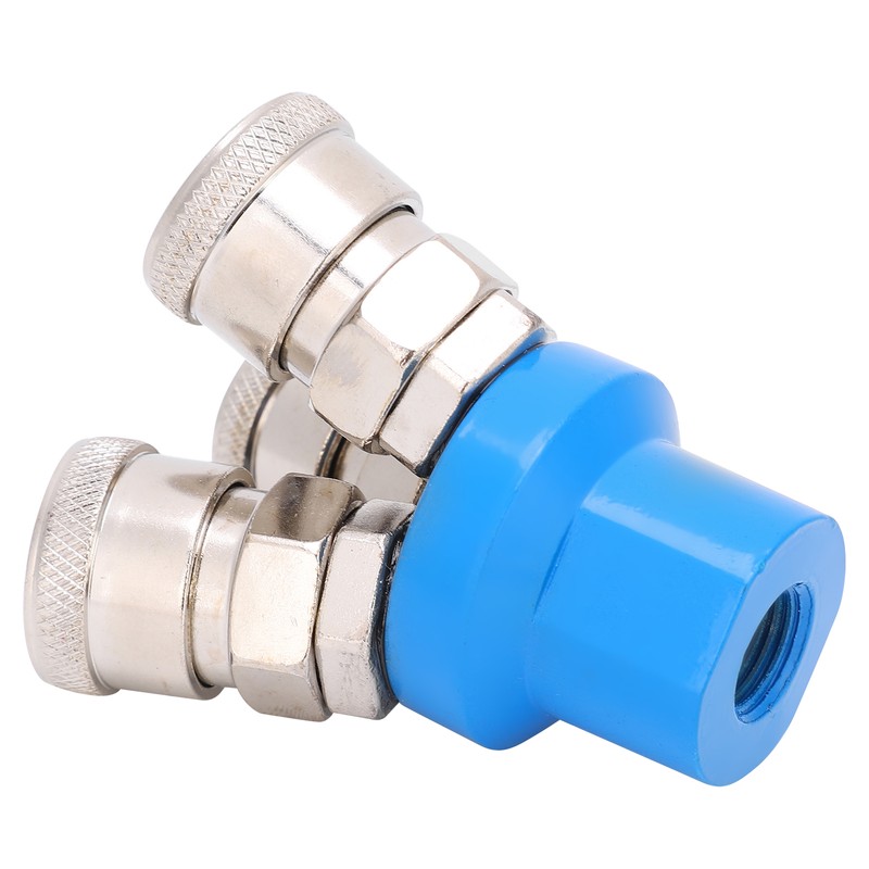 3Pcs 3Way Air Quick Coupling CType Round Tee Pneumatic Connector