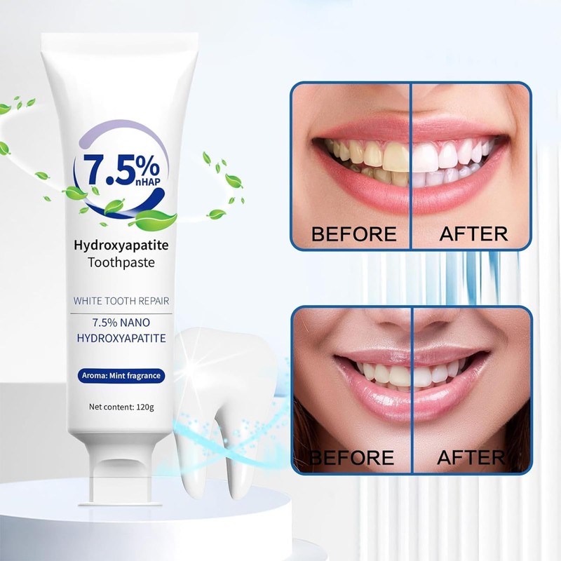7.5% Hydroxyapatite Toothpaste - Hidroxiapatita Toothpaste, Pasta De Dientes Con