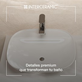 Interceramic Desagüe Universal Pop-Up Grande con Rebosadero, de Latón para Máxima Durabilidad y Resistencia a Corrosión, Color Cromo Pulido