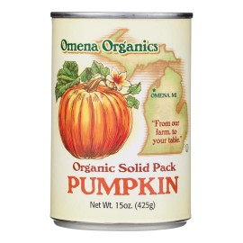 UD_Omena Organics 12-15 oz Pumpkin Solid Pack Case of Canned Vegetables