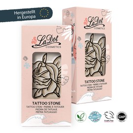 LaDot Tattoo for Children and Adults, Temporary Skin-friendly Fake Tattoos, Tattoo Stamps without Needles for Body and Arm, Waterproof, Ceramic Stamp Lady Rose
