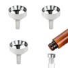 3 Pcs Small Funnel,18 mm Silver Aluminum Mini Funnel,Metal Hip
