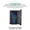 Multifunctional Digital Mirror Clock 15W Wireless Charging Alarm Clock with