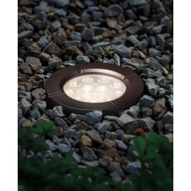 Leonlite LED Well Light Low Voltage 12-24V AC/DC Landscape Light In Ground Outdoor