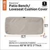 Classic Accessories Ravenna Water Resistant Bench Sofa Cushion Cover 48"