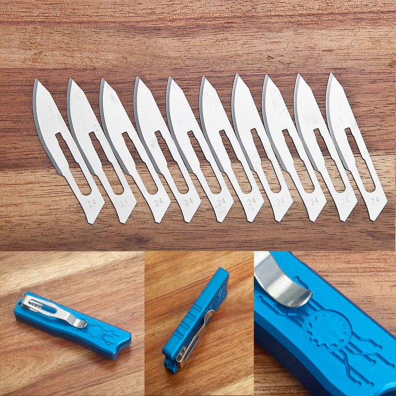 ILEAF EDC Folding Utility Knife, Aluminum Box Cutter, Quick-change Blade