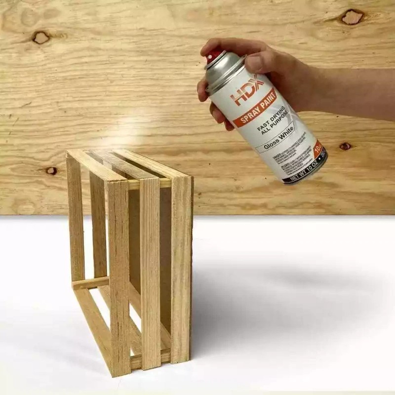 HDX 10 Oz. All Purpose Gloss White Spray Paint