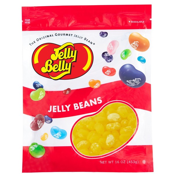 Jelly Belly Lemon Drop Jelly Beans - 1 Pound (16 Ounces) Resealable Bag - Genuine, Official, Straight from the Source