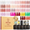 ROSALIND 30pcs Jelly Gel Polish Set, 26 Colors Translucent Nude