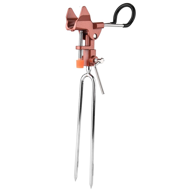Aluminium Alloy Fishing Pole Tackle Holder Bracket Rod Ground Holder