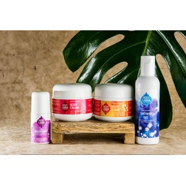 Holy Lama Naturals Ayurvedic Nourishing Body Cream With Jojoba & Geranium Oils Luxurious Nourishing Body Care Vegan 250gr Pot