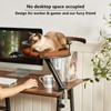JuoPool Cat Desk Bed - Desktop Attachment Cat Perch for