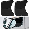 Upgraded 2 PCS Semi Trucks Window Shades, 23.6"x21.6" UV Protection
