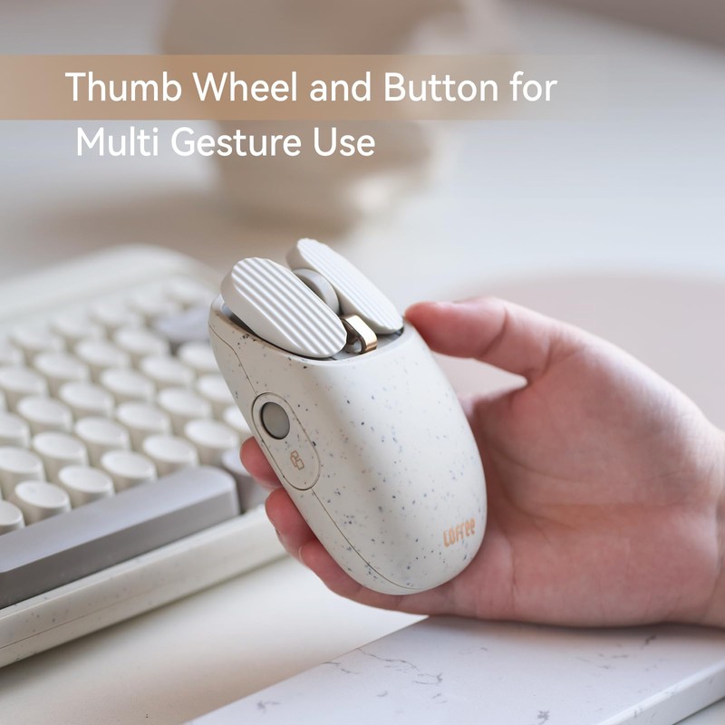 LOFREE - mouse inalámbrico de doble modo con 5 niveles