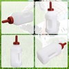 Calf Bottle with Hand Grip Handle and a Replacement Nipple,2