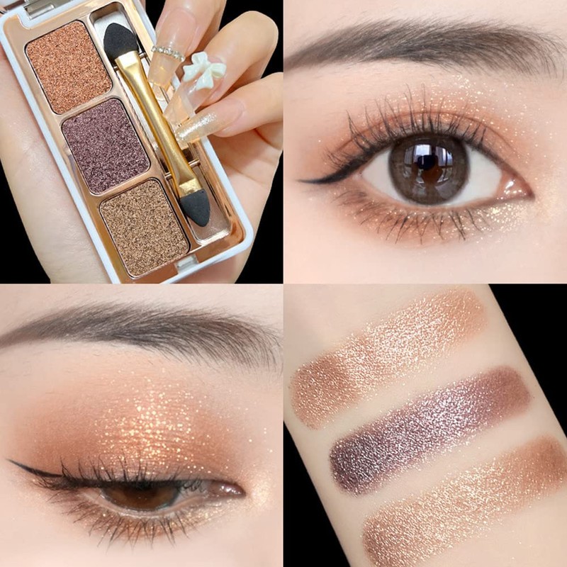 FOMIX Eye Shadow Palette, Brilliant Mystery, 3 Colors, Popular Eye