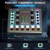 AnnuoYi M8 Audio Mixer,Live Sound Card,Portable Audio Mixer, Audio Interface