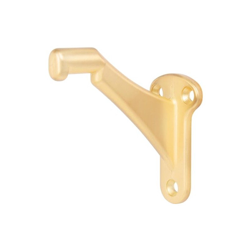 Stone Harbor Hardware Heavy-Duty Handrail Bracket, Satin Brass