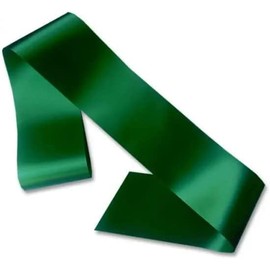 Boolavard Plain/Blank Hen Night Party Sashes - Create Your Own Sash - Unprinted Sash (Green)