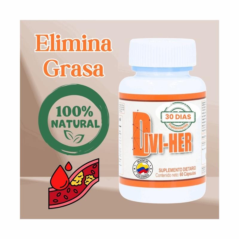 Divi-Her Natural Supplement – 60 Capsules for Daily Energy, Vitality,