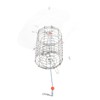 Crab Snares with 8 Loops Reusable Cylindrical Stainless Steel Wire