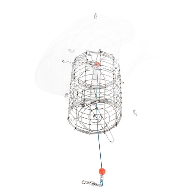 Crab Snares with 8 Loops Reusable Cylindrical Stainless Steel Wire