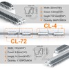 KAMSIN CL-4 Vertex Fastener 7/8-Inch(22mm) Crown Hartco Clips 960 PCS