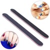Rnitle Professional Nail Files,5 Pack Double Sided Emery Board(100/180 Grit),Nail