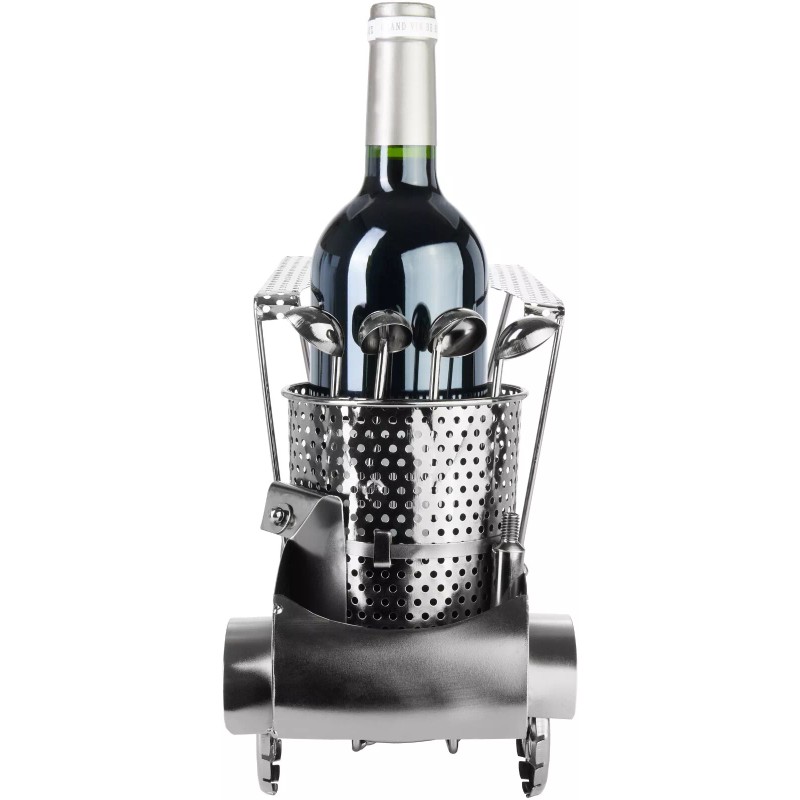 BRUBAKER Bottle Holder Female Golf Player in Golf Cart -