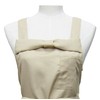 TO186 Cute Stylish Women's Ribbon Apron Beige, beige