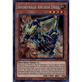Yu-Gi-Oh! - Infinitrack Anchor Drill - INCH-EN002 - Secret Rare - 1st Edition - Infinity Chasers