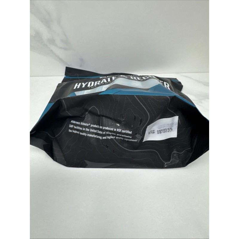Wilderness Athlete Hydrate & Recover Powder 30 Packets Electrolyte Drink