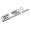 2pcs New 6.2L Emblems 3D Hood Badge Logo Compatible for