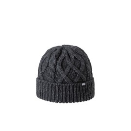 HELLY HANSEN HC91856 Unisex Adult Knit Hat Cable Beanie, mixed gray, Free size