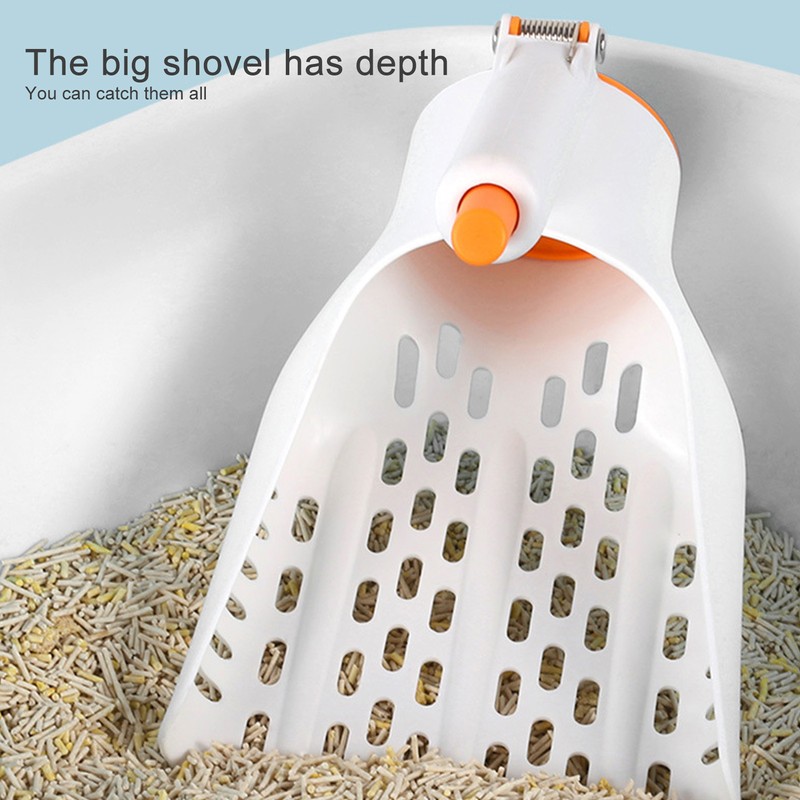 Cat Litter Shovel Large Capacity Deep Poop Sifting Kitty Litter