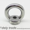Pack of 10 Ring Nuts M6 Cast and Polished Similar
