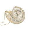 Aimeely Women Creative Conch Shell Prom Party Clutch Purse Acrylic