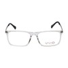 Vivid Designer Reading Eye Glasses 891 in Glossy Crystal Clear