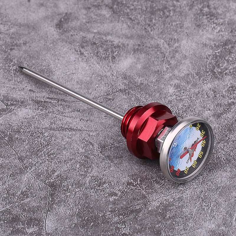 Keenso Motorcycle Oil Dipstick Aluminium Alloy Oil Level Indicator Oil