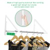 Anjuer Laundry Room Drying Rack Wall Mounted Clothes Hanger Folding