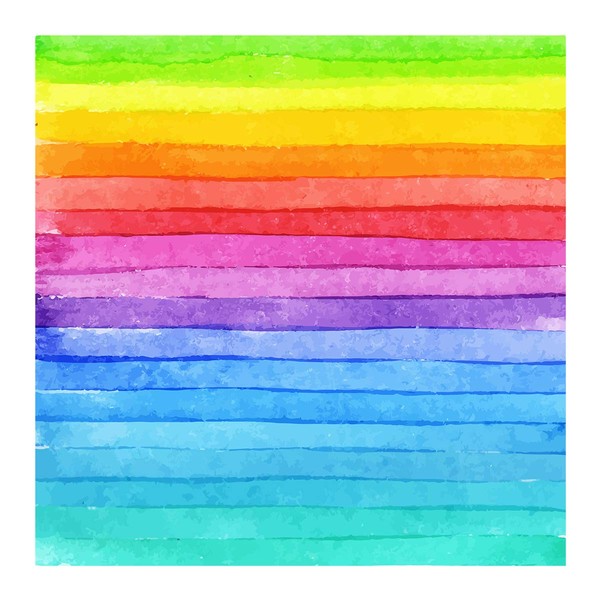 Bgraamiens Puzzle-Mille Crepe Cake-1000 Pieces Rainbow Colour Jigsaw Puzzles