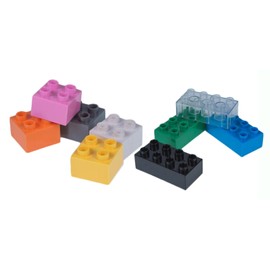 Strictly Briks - Big Briks Set - 108 Pieces - 12 Rainbow Colors - Large Building Blocks for Ages 3 and Up