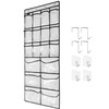 TidyMaster Extra Large Hanging Crystal Clear Over Door Shoe Organizers,