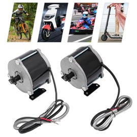 Brushed DC Motor 36V 500W 1700RPM Electric Bicycle Brushed Motor Reductor, High Torque Small Brushed Motor Reductor for Electric Bicycle Scooter Bikes Etc